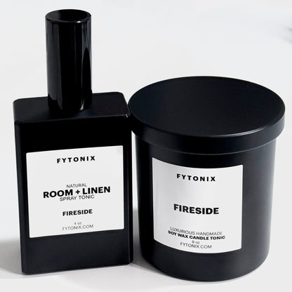 GIFT SET DUO • Soy Wax Wood Wick Candle Tonic & Room/Linen Spray Tonic *BUNDLE & SAVE!