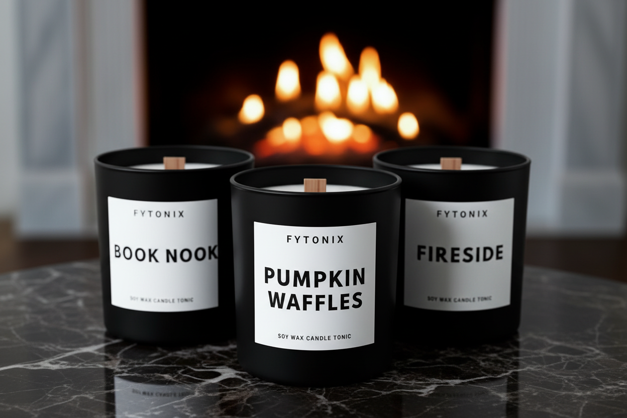 (8.5oz) Soy Wax Wood Wick Candle Tonic — *SELECT YOUR SCENT*